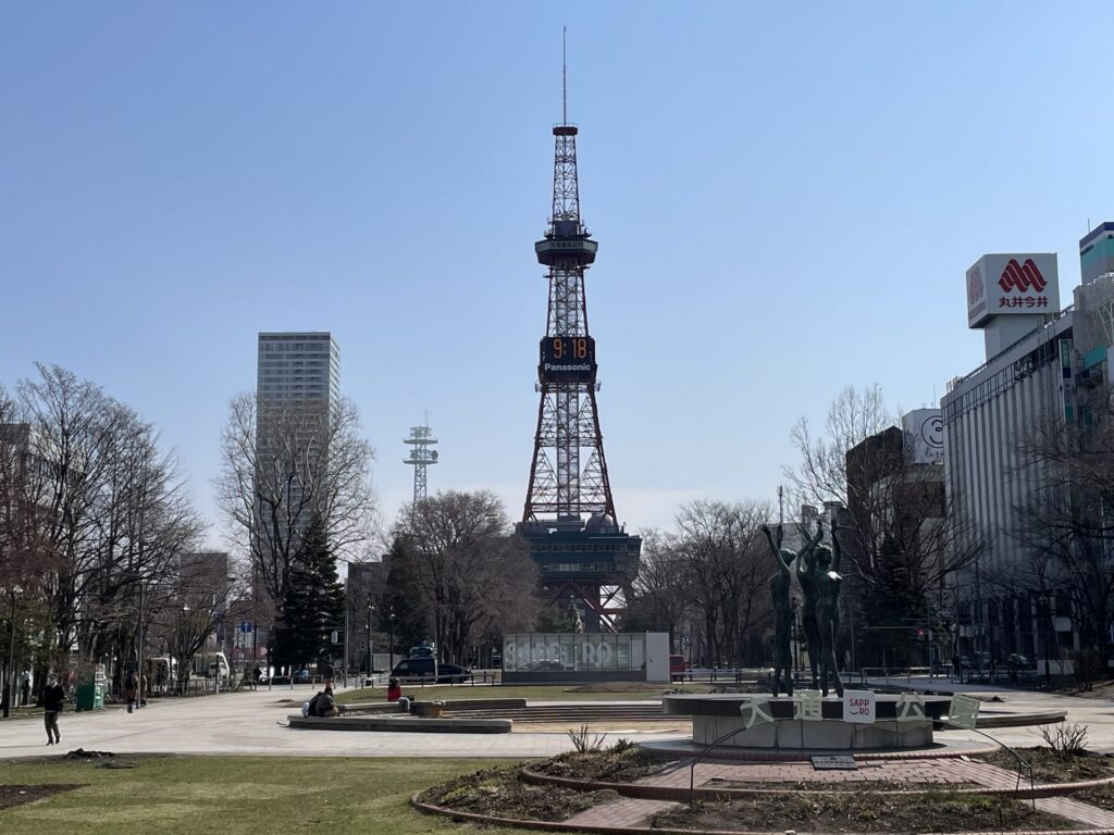 大通から見る札幌テレビ塔