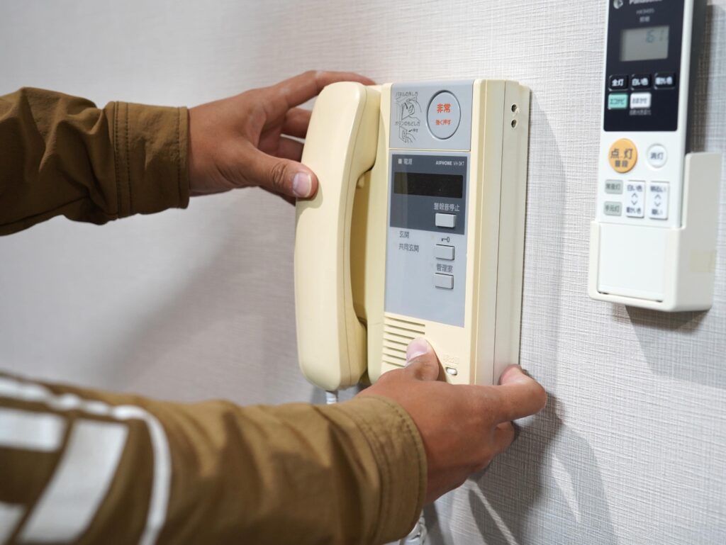 旧子機取り外し